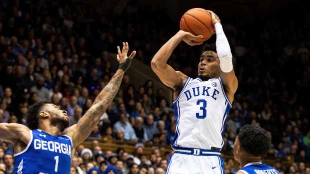 Duke's Tre Jones (3) , The Canadian Press Duke's Tre Jones (3)