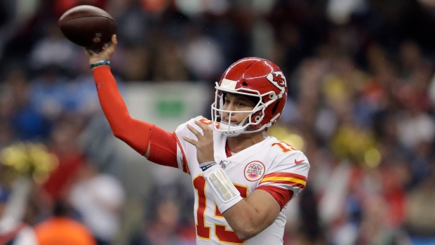 Patrick Mahomes, The Canadian Press Patrick Mahomes