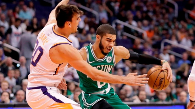 Dario Saric Jayson Tatum, The Canadian Press Dario Saric Jayson Tatum