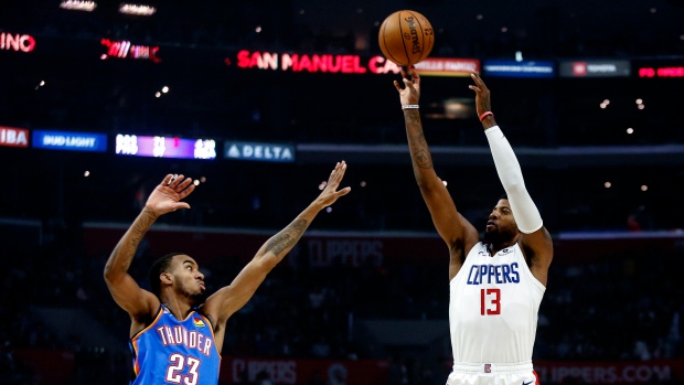 Paul George and Terrance Ferguson, The Canadian Press Paul George and Terrance Ferguson