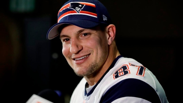 Rob Gronkowski , The Canadian Press Rob Gronkowski