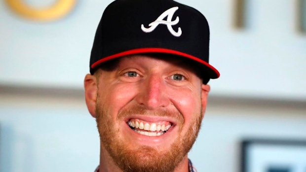Will Smith celebrates return to home state with Braves , The Canadian Press Will Smith celebrates return to home state with Braves