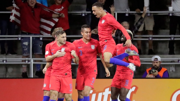Team USA Celebrates, The Canadian Press Team USA Celebrates