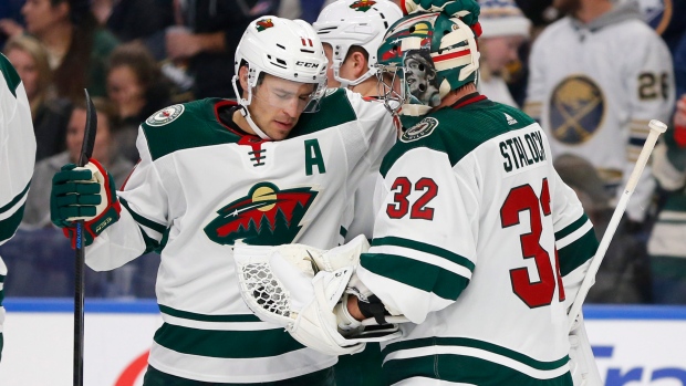 Zach Parise Alex Stalock, The Canadian Press Zach Parise Alex Stalock