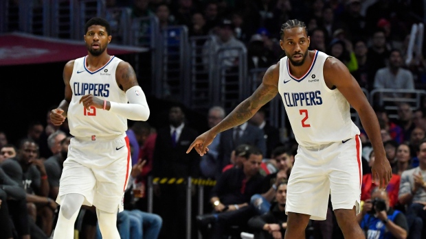 Paul George Kawhi Leonard, The Canadian Press Paul George Kawhi Leonard