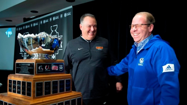 Montreal Carabins look to contain powerful Calgary Dinos offence in Vanier Cup, The Canadian Press Montreal Carabins look to contain powerful Calgary Dinos offence in Vanier Cup