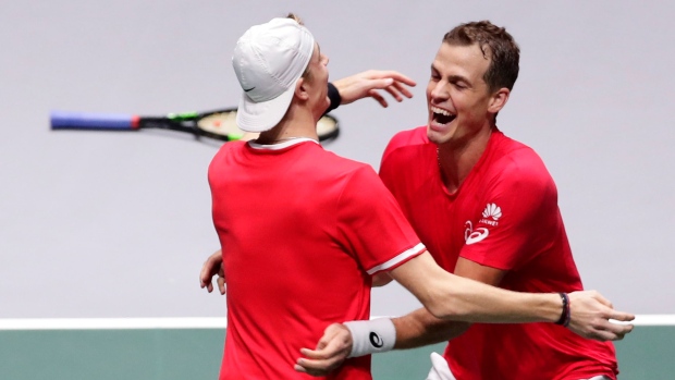 Vasek Pospisil and Denis Shapovalov, The Canadian Press Vasek Pospisil and Denis Shapovalov