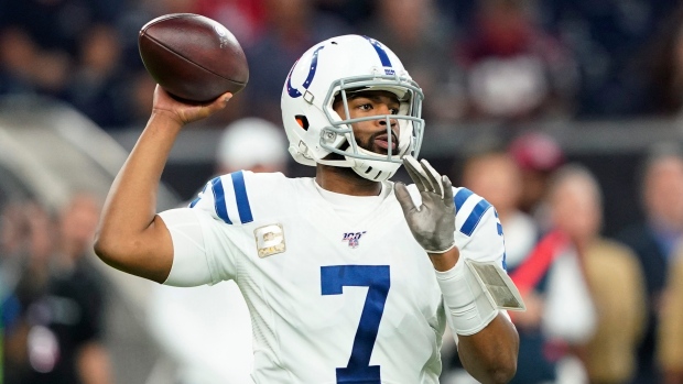 Jacoby Brissett, The Canadian Press Jacoby Brissett