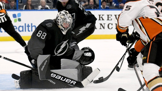 Goalie Andrei Vasilevskiy powers Lightning to 2-0 series lead over  Hurricanes