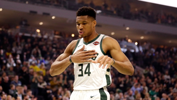 Giannis Antetokounmpo, The Canadian Press Giannis Antetokounmpo