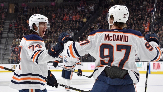 Ethan Bear Connor McDavid, The Canadian Press Ethan Bear Connor McDavid