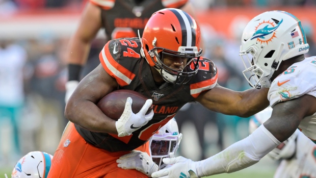 Nick Chubb, The Canadian Press Nick Chubb