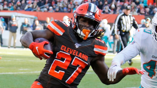 Kareem Hunt, The Canadian Press Kareem Hunt