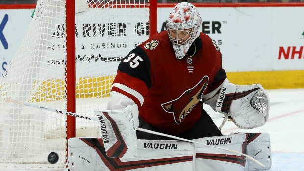 Arizona Coyotes Darcy Kuemper Suffers Possible Eye Injury - Last