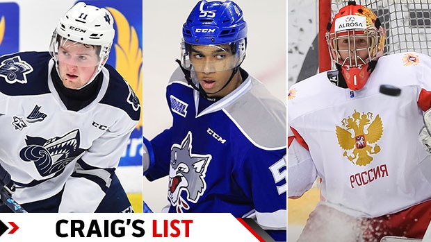 Craig's List - Lafreniere, Byfield and Askarov, Getty Images/IIHF Images Craig's List - Lafreniere, Byfield and Askarov