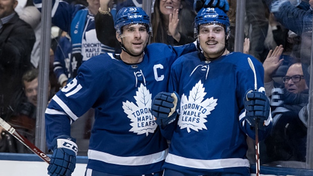 Auston Matthews and John Tavares repping the Maple Leafs at the All-Star  game : r/leafs