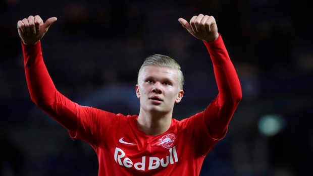 Erling Haaland scores again as Salzburg beats Genk , The Canadian Press Erling Haaland scores again as Salzburg beats Genk