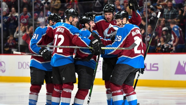 Colorado Avalanche celebrate 