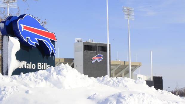 Ralph Wilson Stadium in snow, The Canadian Press Ralph Wilson Stadium in snow