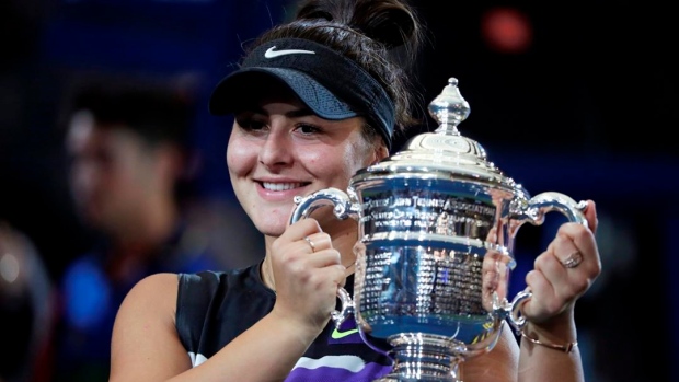 Bianca Andreescu, The Canadian Press Bianca Andreescu