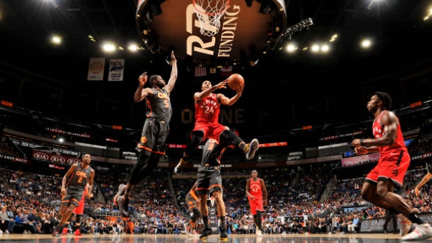 Norman Powell (24), Fernando Medina/NBAE via Getty Images Norman Powell (24)