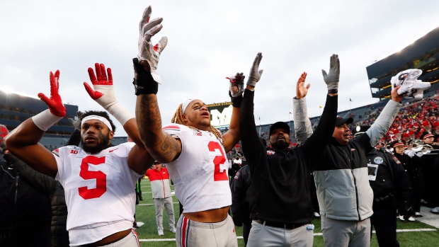 Ohio State Celebrates, The Canadian Press Ohio State Celebrates