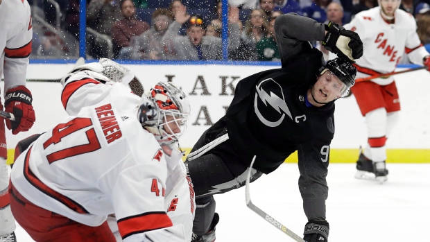 Steven Stamkos and James Reimer