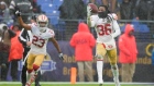 Optimistic 49ers undeterred by close loss to Ravens on road 