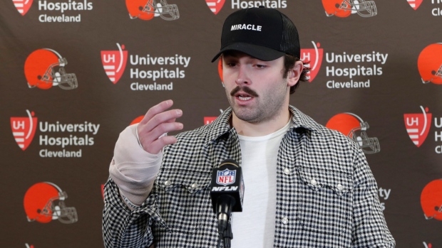 Baker Mayfield, The Canadian Press Baker Mayfield