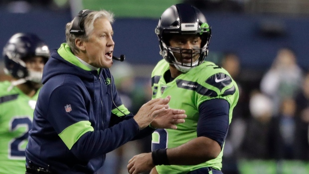 Pete Carroll Russell Wilson