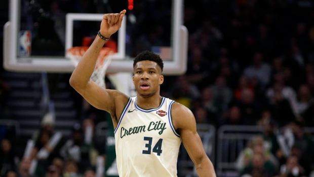 Giannis Antetounmpo, The Canadian Press Giannis Antetounmpo