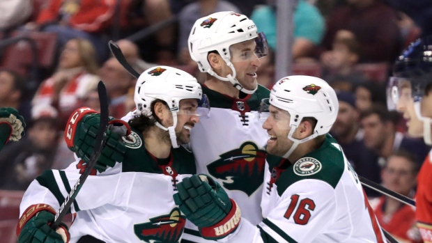 Minnesota Wild Mats Zuccarello Jason Zucker