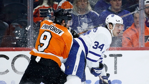 Auston Matthews and Ivan Provorov, The Canadian Press Auston Matthews and Ivan Provorov