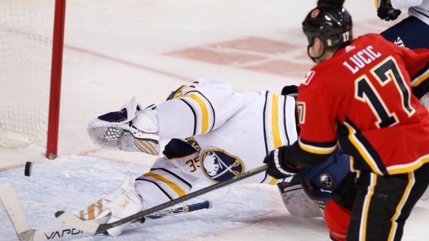 Milan Lucic and Linus Ullmark, The Canadian Press Milan Lucic and Linus Ullmark