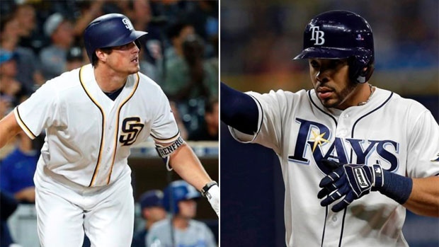 Hunter Renfroe Tommy Pham, The Canadian Press Hunter Renfroe Tommy Pham