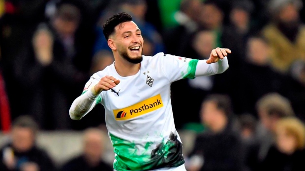 Gladbach Ramy Bensebaini, The Canadian Press Gladbach Ramy Bensebaini