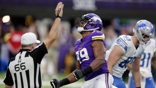 Danielle Hunter and David Blough, The Canadian Press Danielle Hunter and David Blough