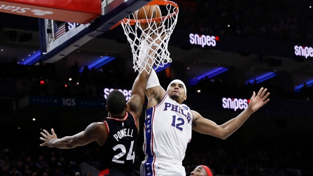Tobias Harris Norman Powell, The Canadian Press Tobias Harris Norman Powell