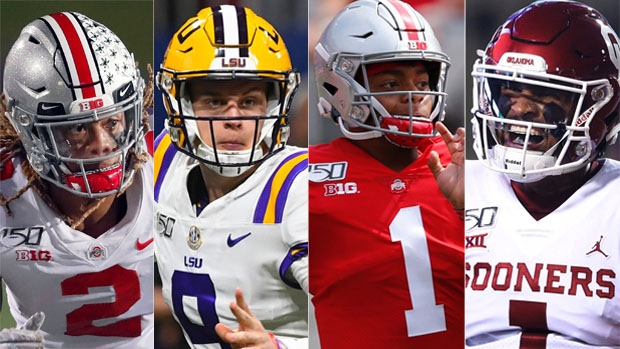 Chase Young Joe Burrow Justin Fields Jalen Hurts