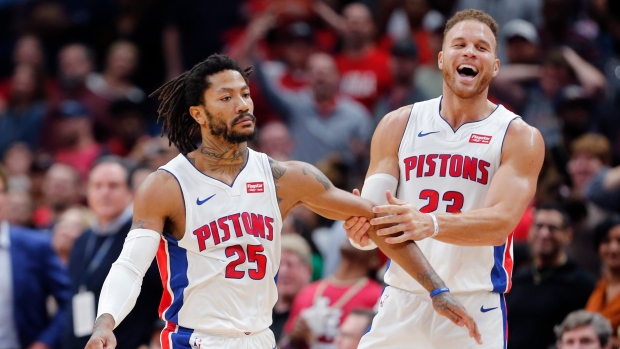 Derrick Rose Blake Griffin, The Canadian Press Derrick Rose Blake Griffin