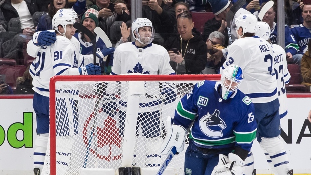 Toronto Maple Leafs celebrate 