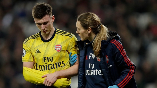 Kieran Tierney, left,, The Canadian Press Kieran Tierney, left,