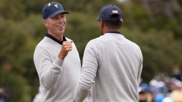 Matt Kuchar Tiger Woods, The Canadian Press Matt Kuchar Tiger Woods