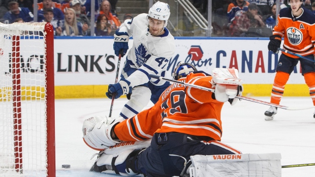 Pierre Engvall scores on Mikko Koskinen, Getty Images Pierre Engvall scores on Mikko Koskinen