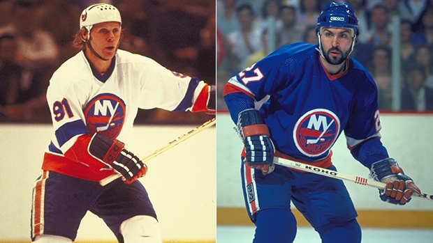 Butch Goring and John Tonelli, HHOF Images/Paul Bereswill Butch Goring and John Tonelli