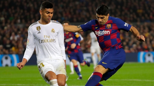 Casemiro, Luis Suarez, The Canadian Press Casemiro, Luis Suarez