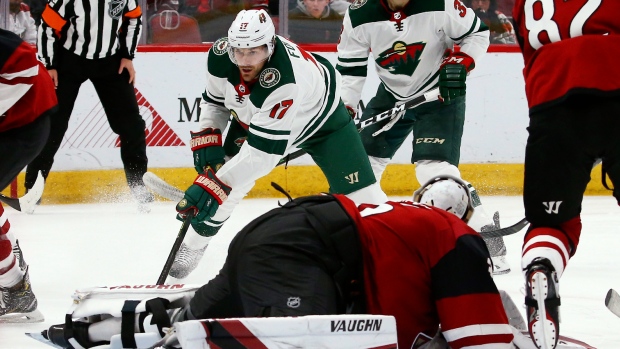 marcus foligno first nhl goal