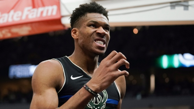 Giannis Antetokounmpo, The Canadian Press Giannis Antetokounmpo