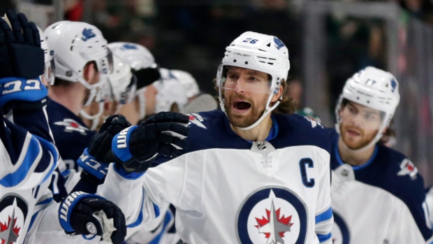 Wheeler dealer. Blake Wheeler passes Ilya Kovalchu