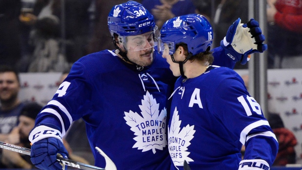 Auston Matthews and Mitch Marner Auston Matthews and Mitch Marner